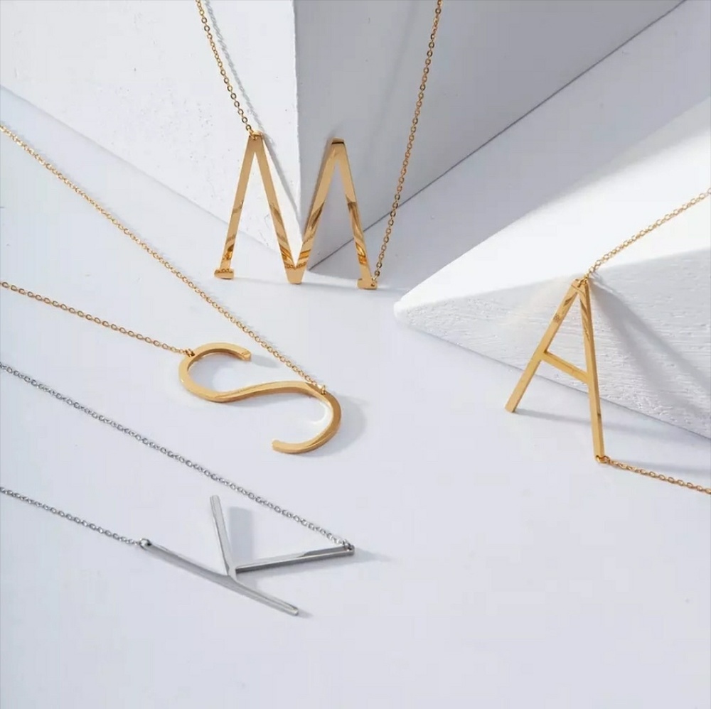 INITIAL LETTER NECKLACES